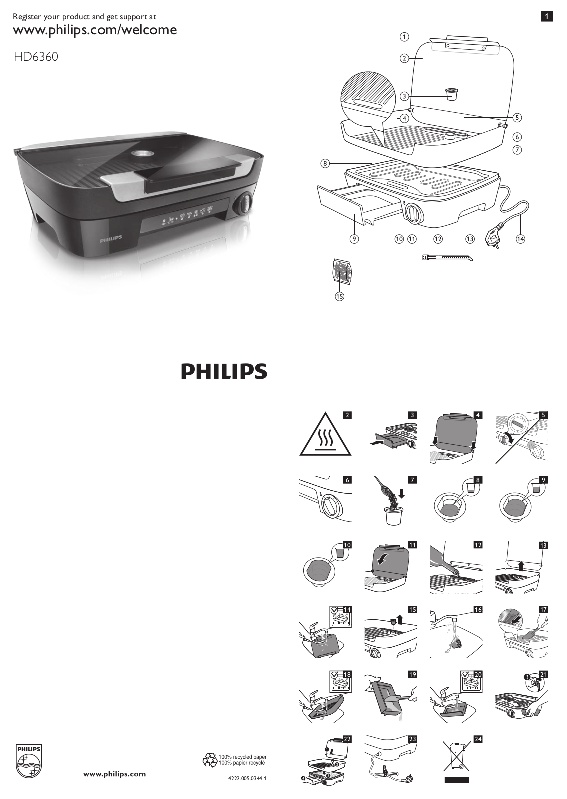 Philips HD 6360 User Manual