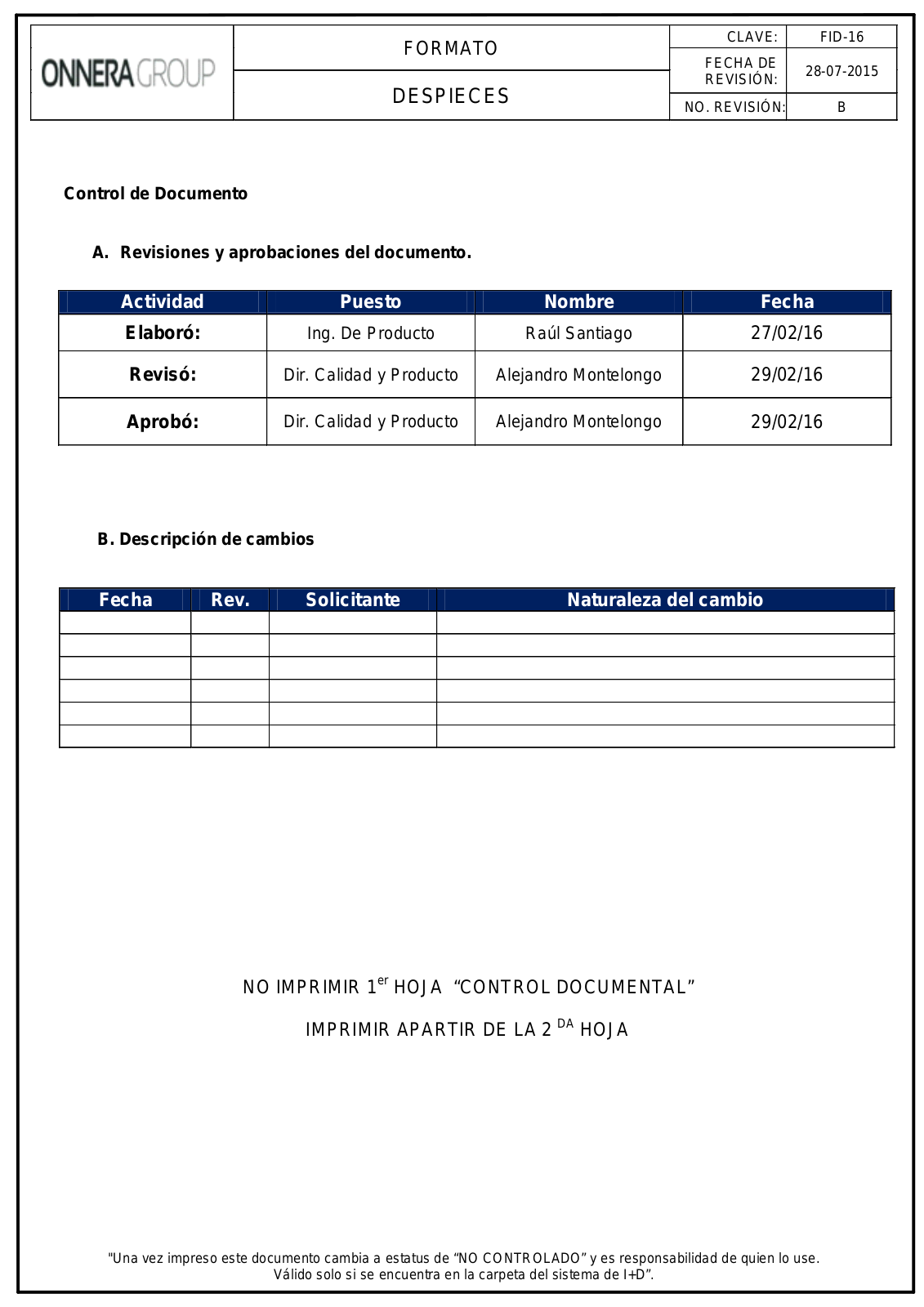 Fagor Commercial FPT-93 PARTS LIST