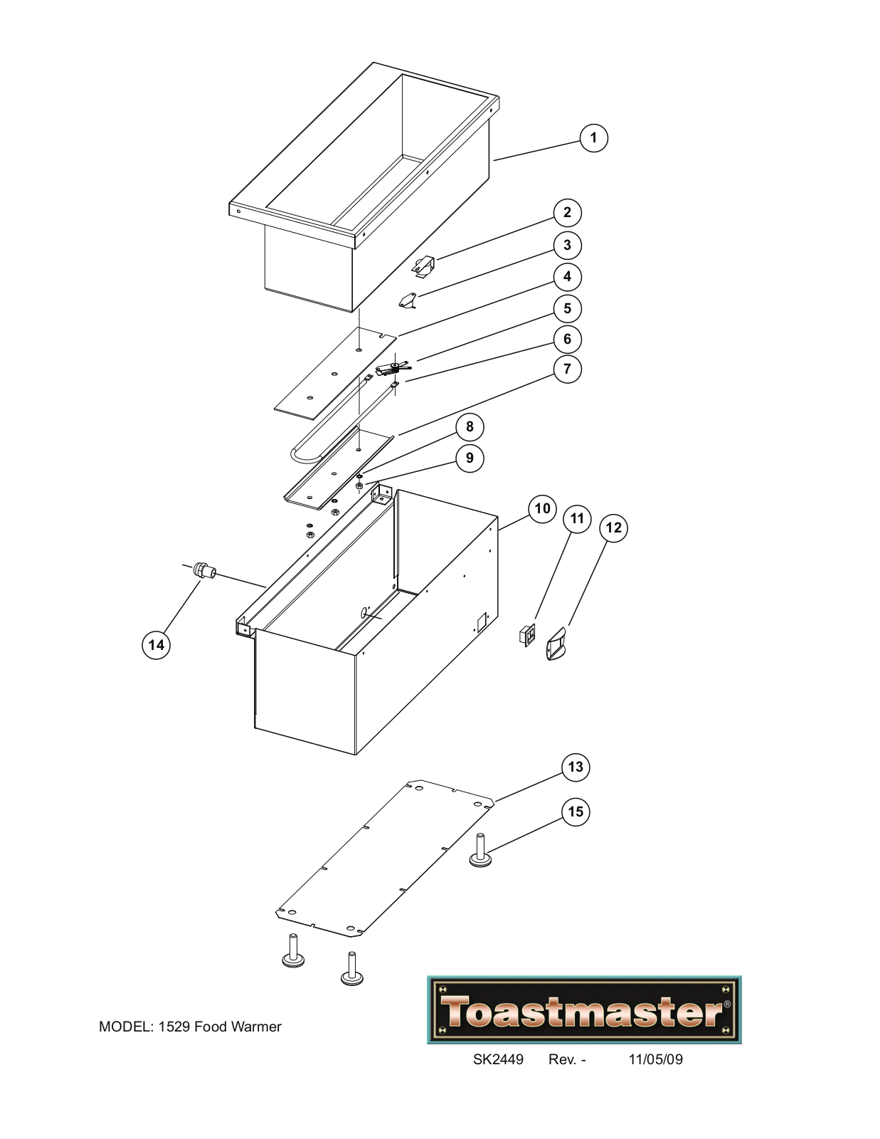 Star 1529 Parts List