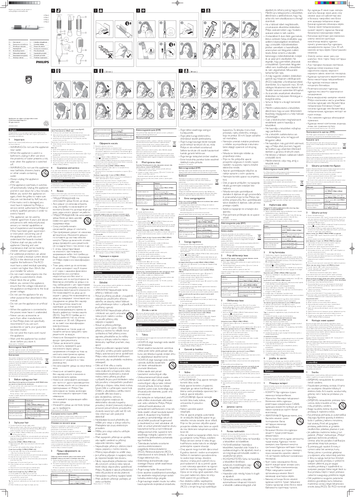 Philips HP8662 User Manual