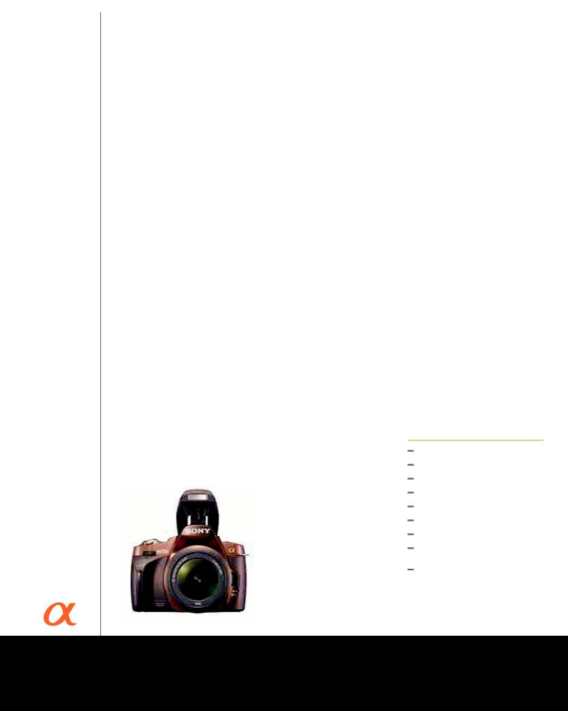 Sony DSLR-A330L/T Brochure