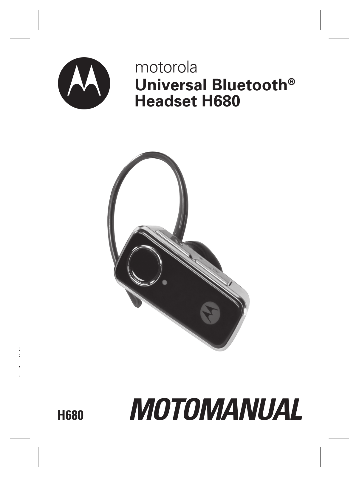 MOTOROLA H680 User Manual