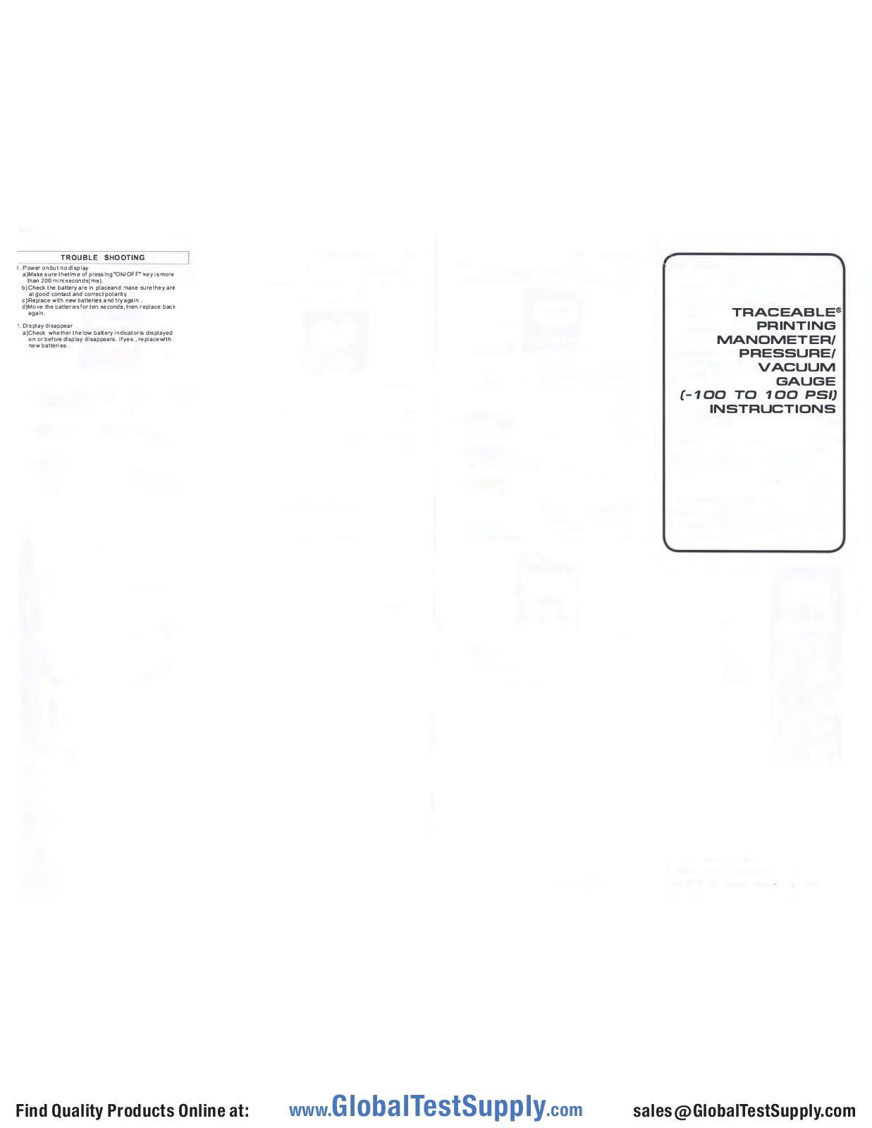 Traceable 98767-02 User manual - ManualMachine.com