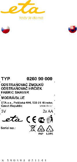 ETA 0260 90000 User Manual