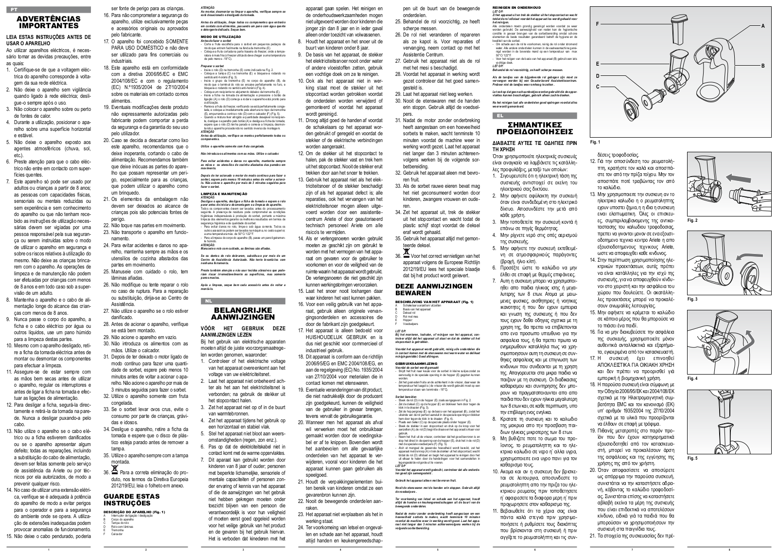 Ariete 632 User Manual