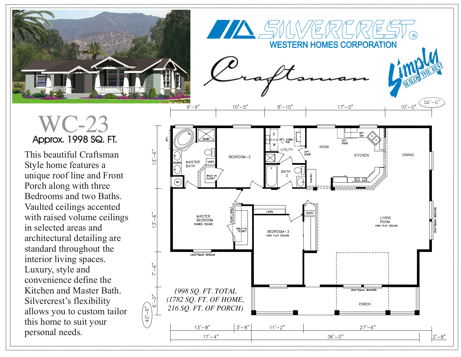 Silvercrest WC23 Floor Plan