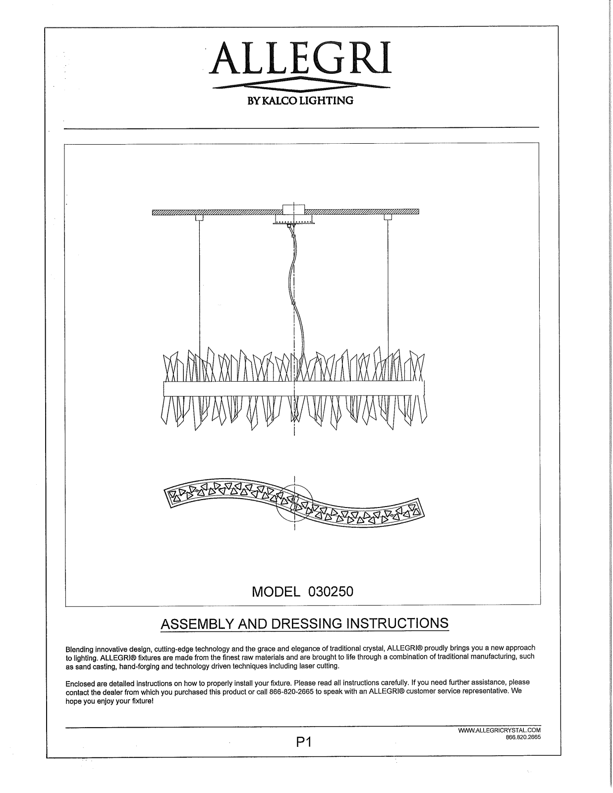 Allegri 30250038 User Manual