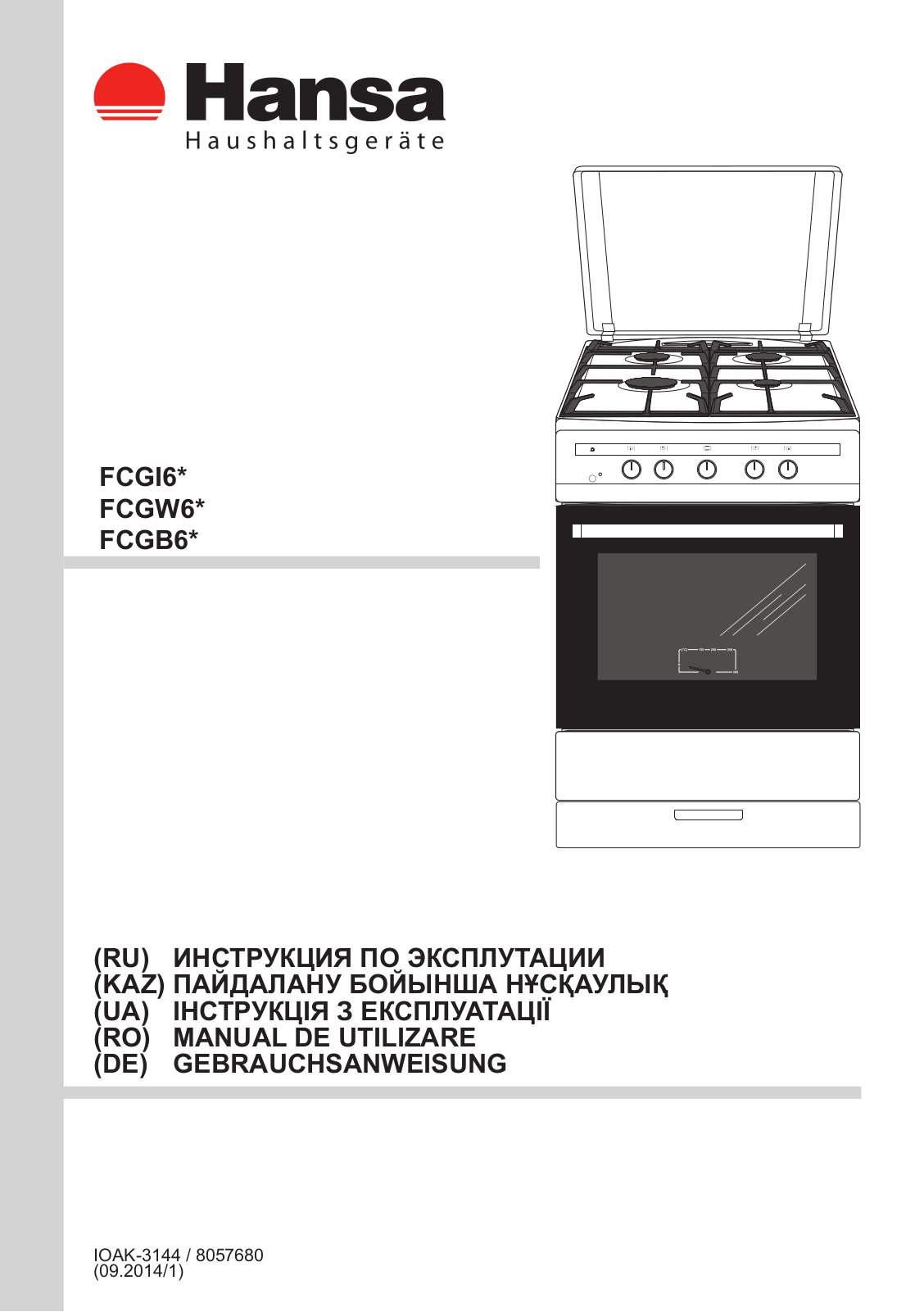 Hansa FCGW63022 User Manual