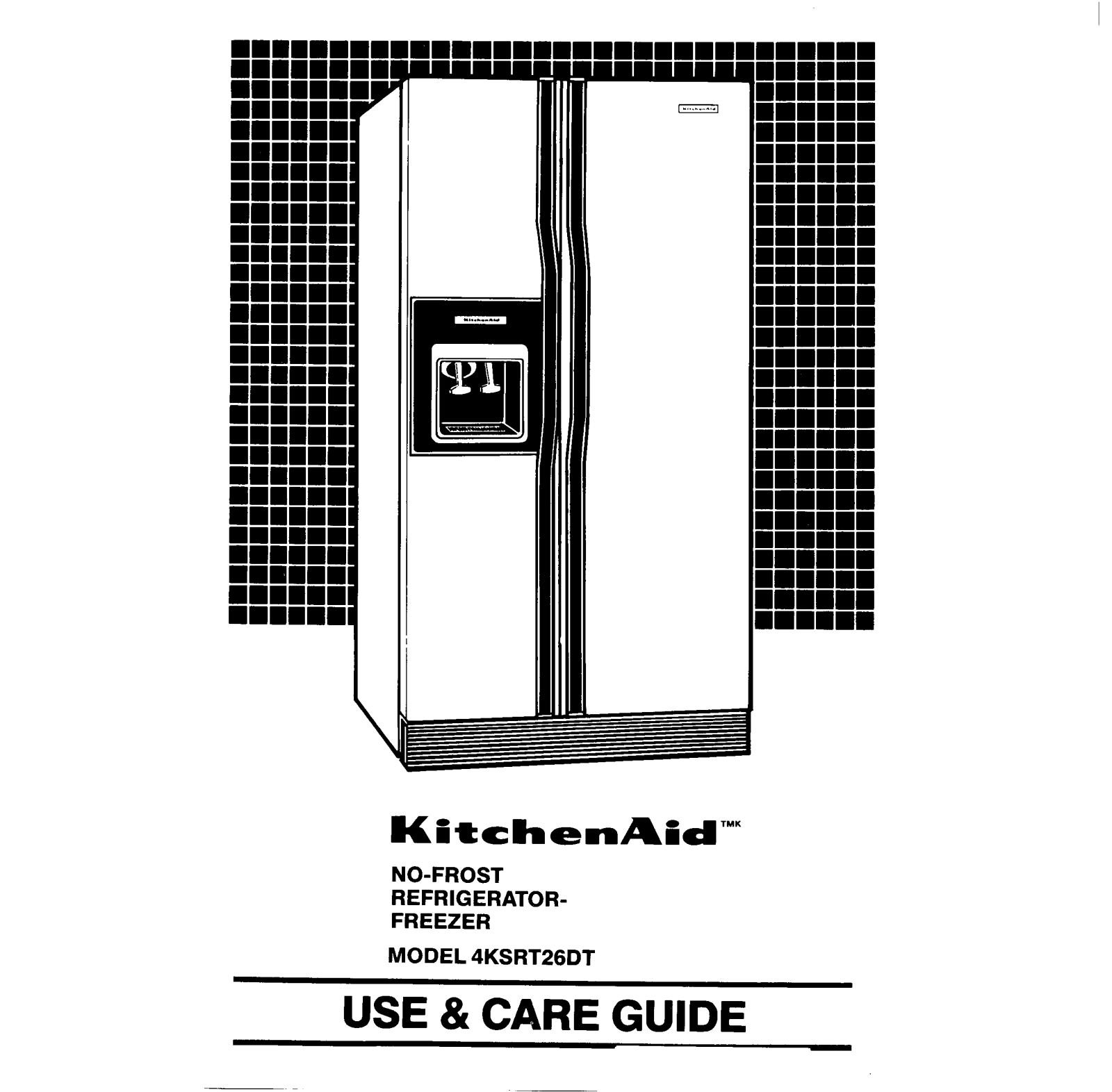 KitchenAid 4KSRT26DT Owner's Manual