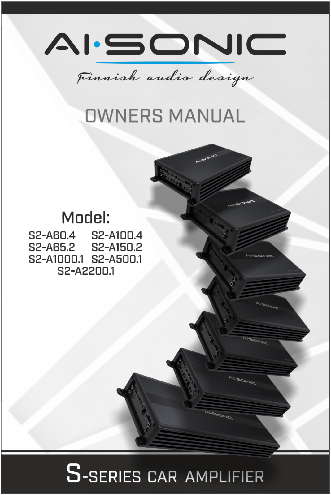 AI-Sonic S2-A60.4, S2-A100.4, S2-A65.2, S2-A150.2, S2-A1000.1 User guide - ManualMachine.com