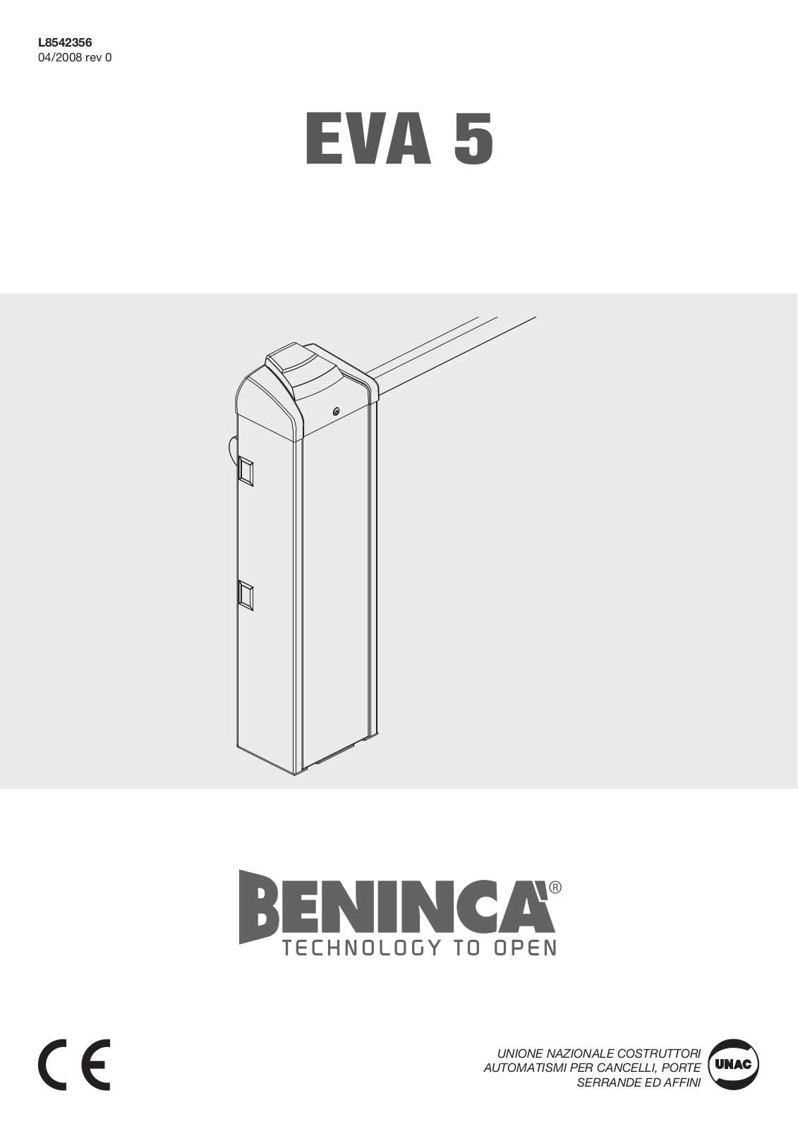 Beninca EVA 5 User Manual
