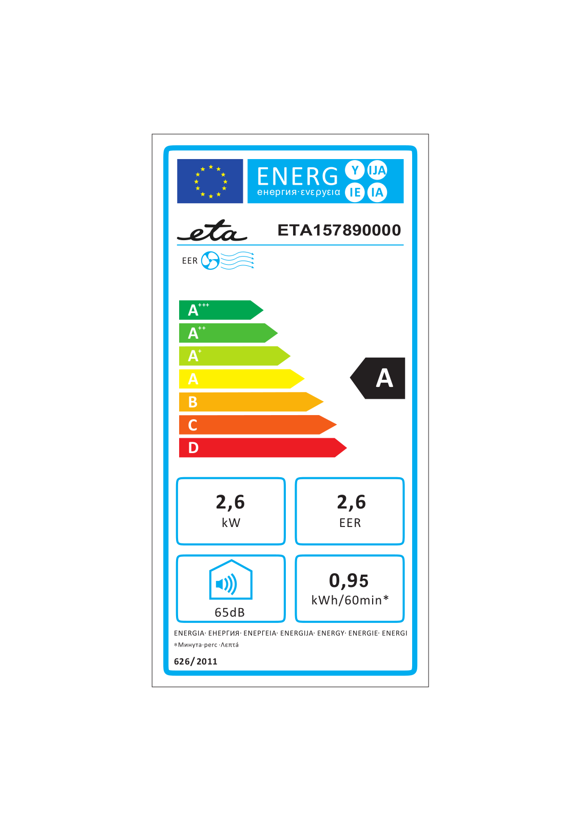 ETA Freezy 1578 90000 User Manual