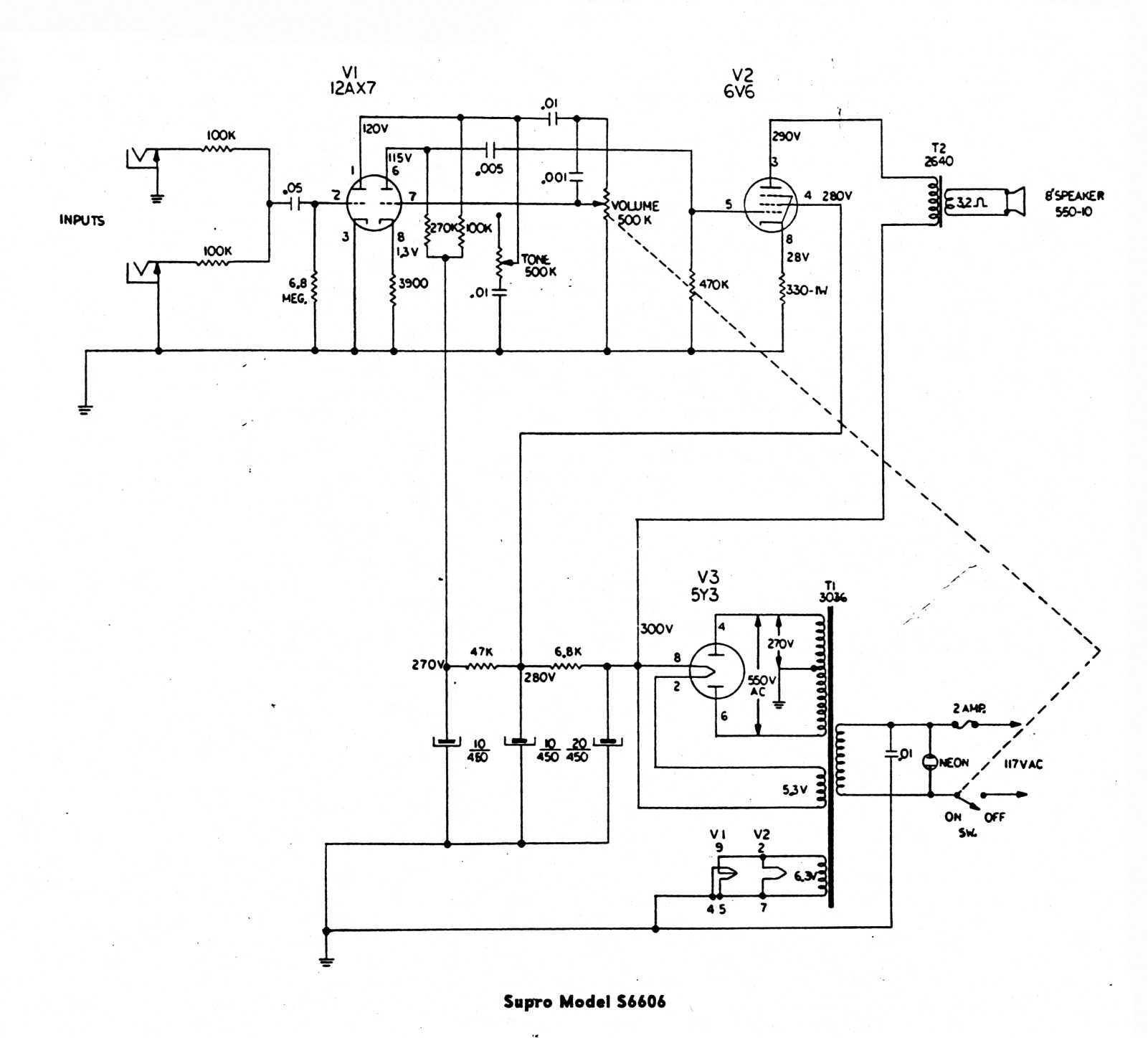 Supro s6606 schematic - ManualMachine.com