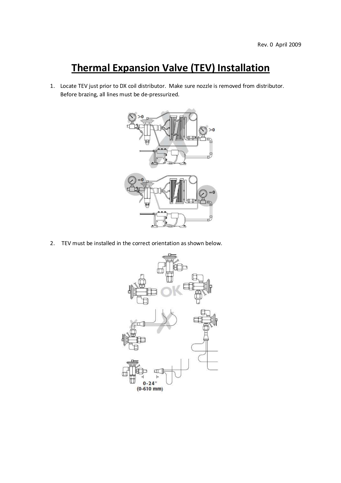 CaptiveAire TEV Installation  Manual