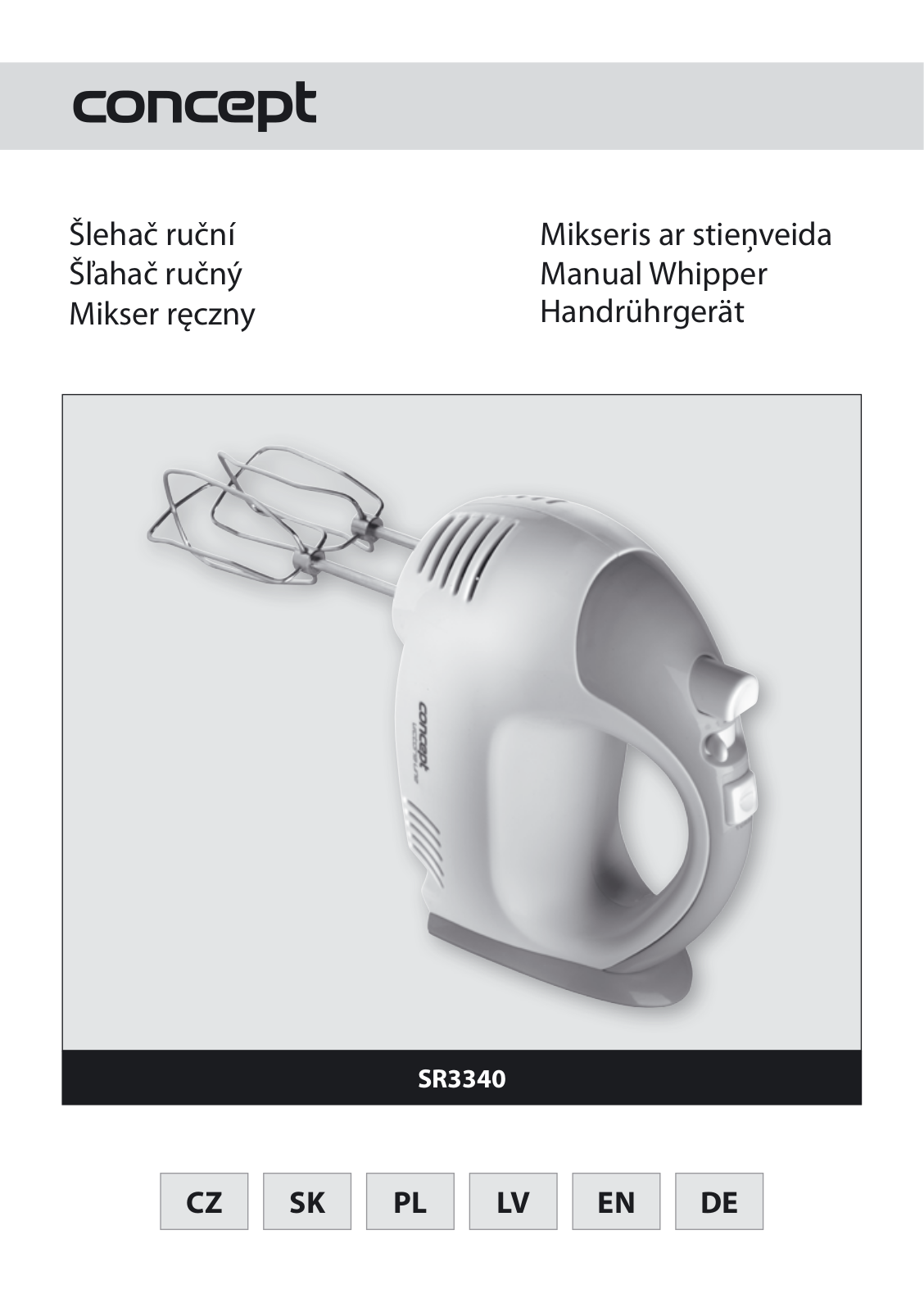 Concept SR-3340 User Manual