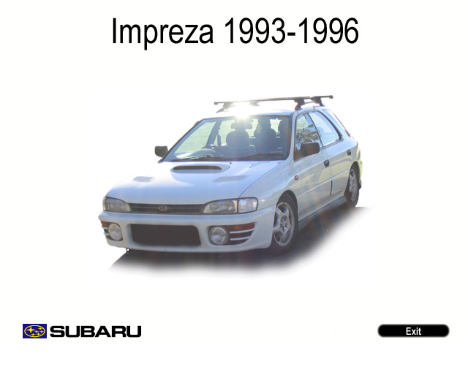 Subaru Impreza 1993 User Manual