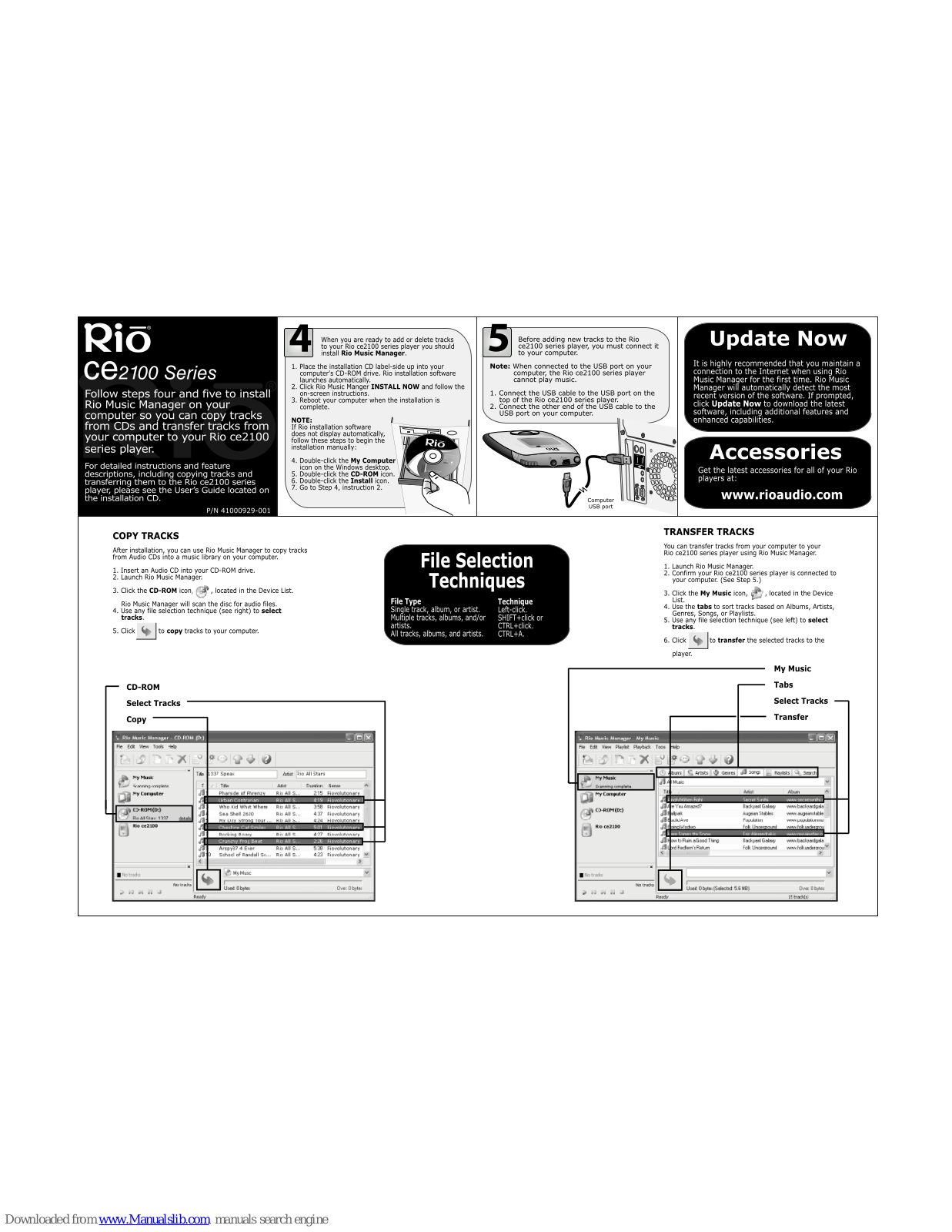 Rio CE 2100 Series Software Installation