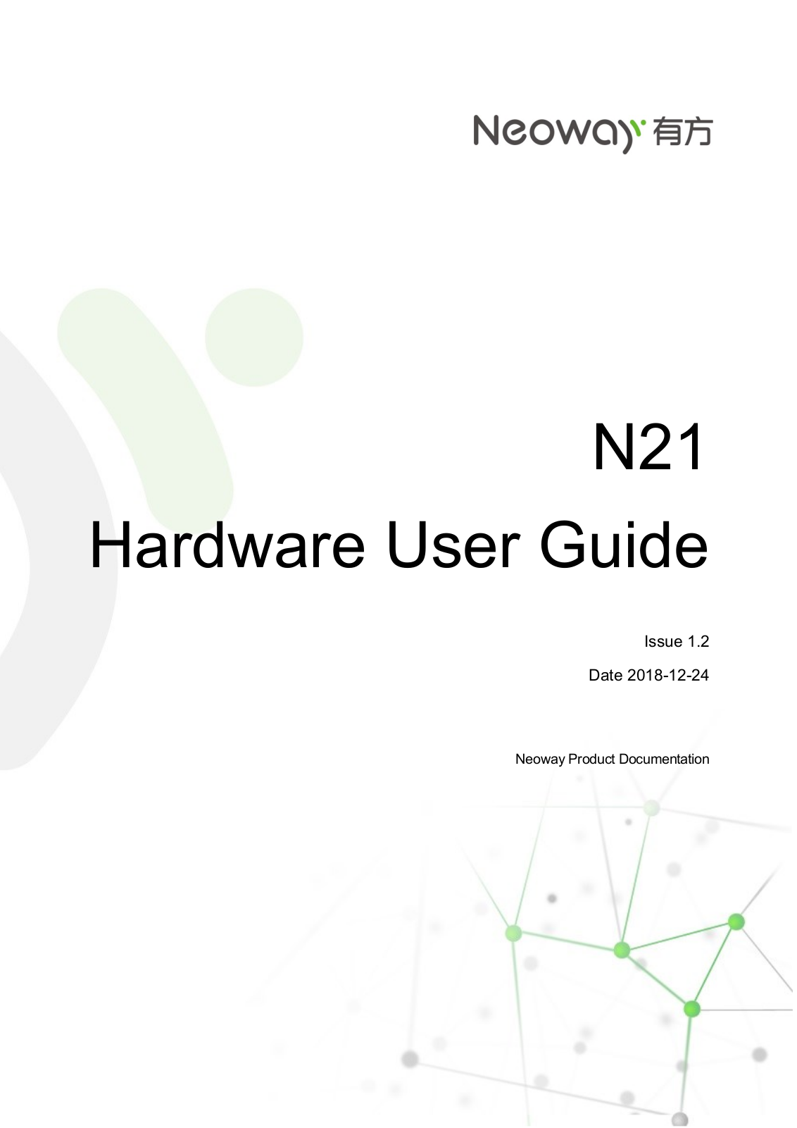 Neoway N21, N21-EU-011AS1, N21-CN-011AS1 User Manual - ManualMachine.com