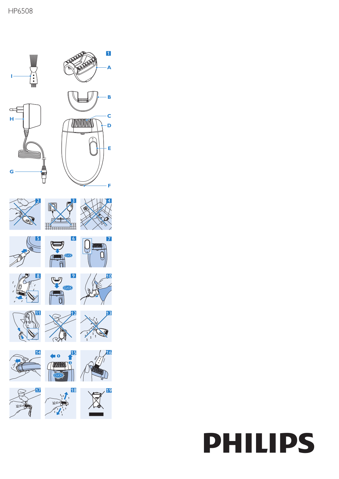 Philips HP6508 User Guide