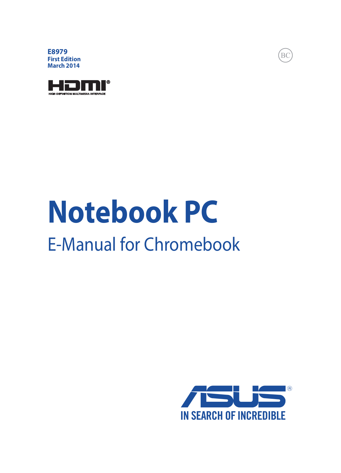 Asus C200M User Manual