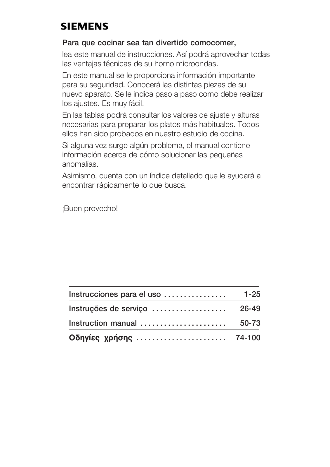 Siemens HF22M540, HF22M240 Instructions Manual