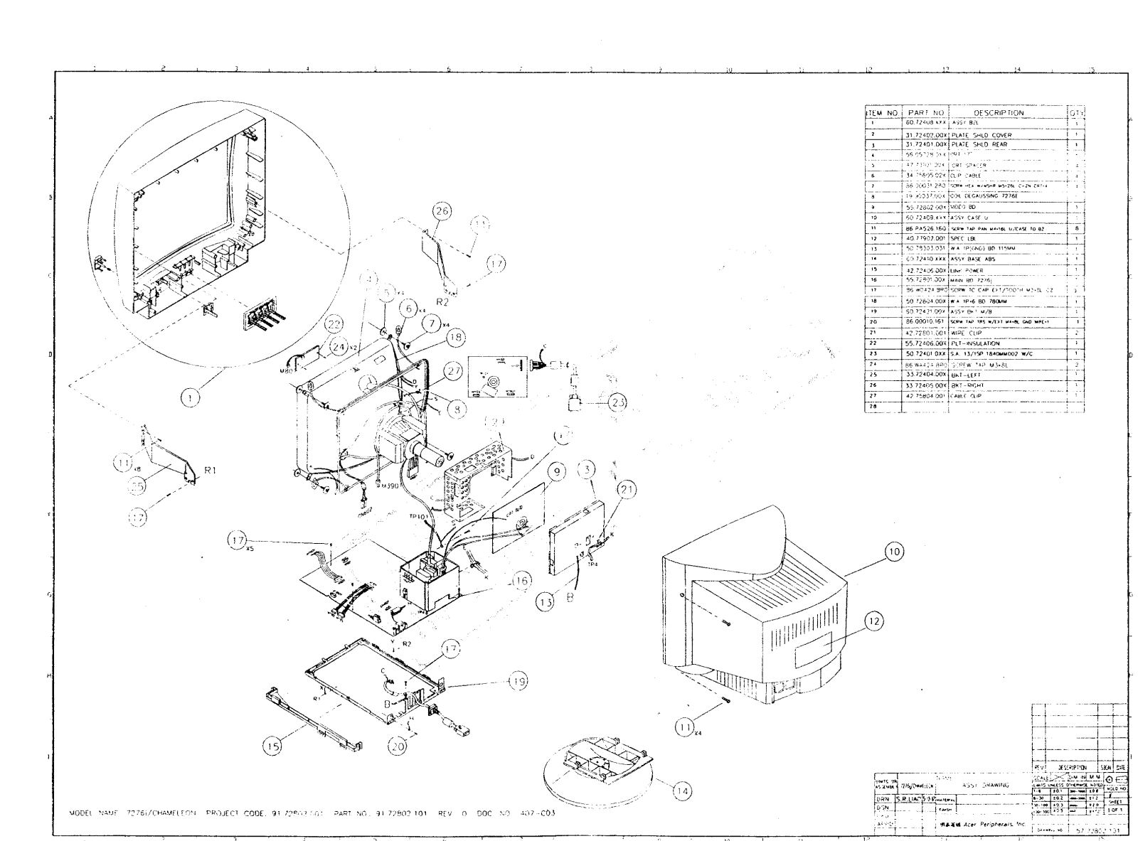 Medion MD1998SL Schematic