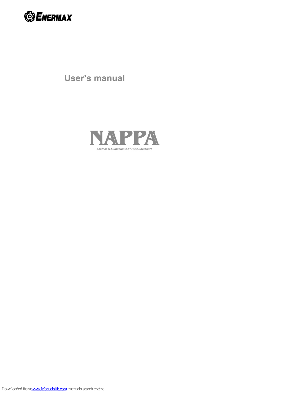 ENERMAX Nappa User Manual