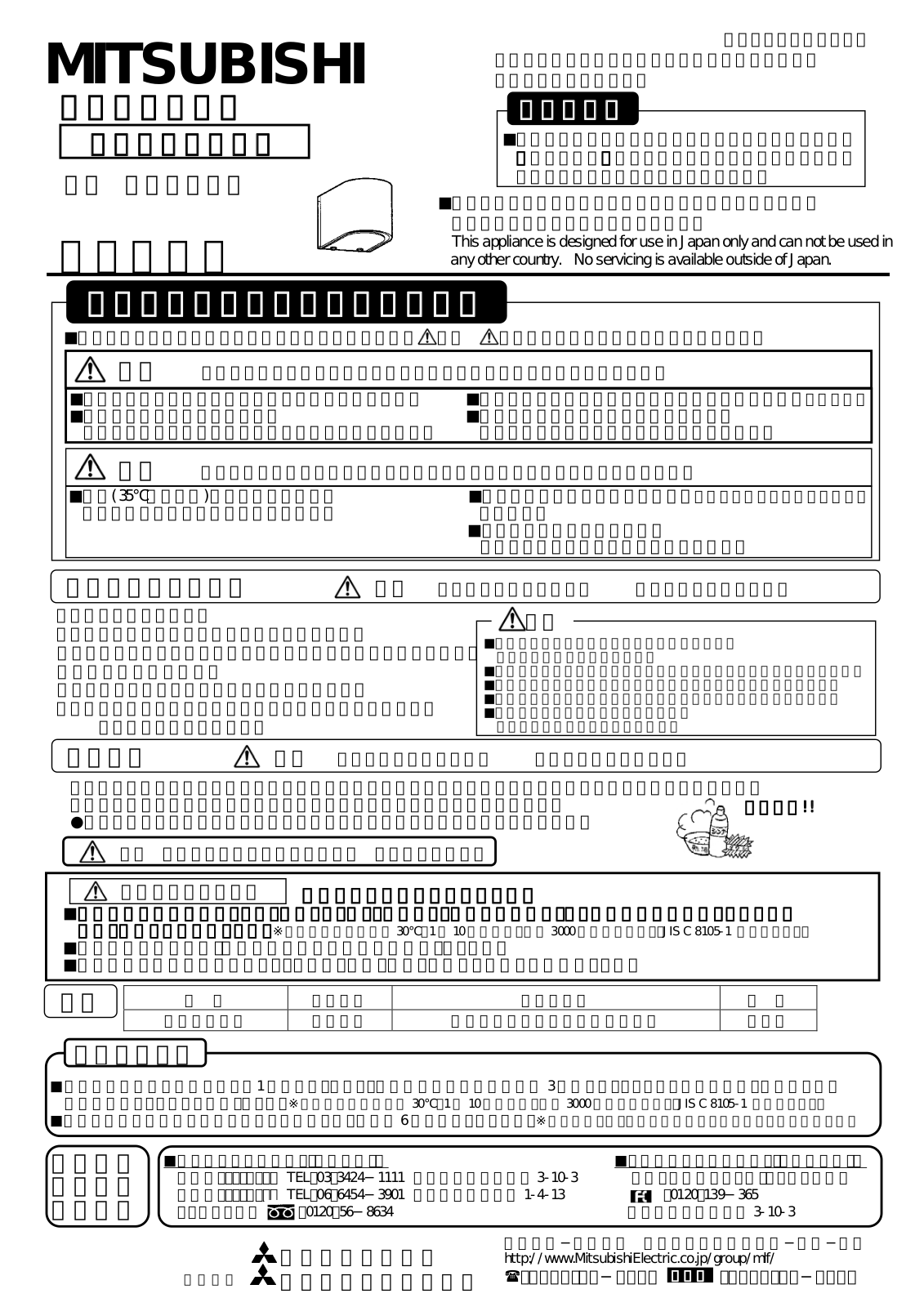 Melco LV4167 User Manual