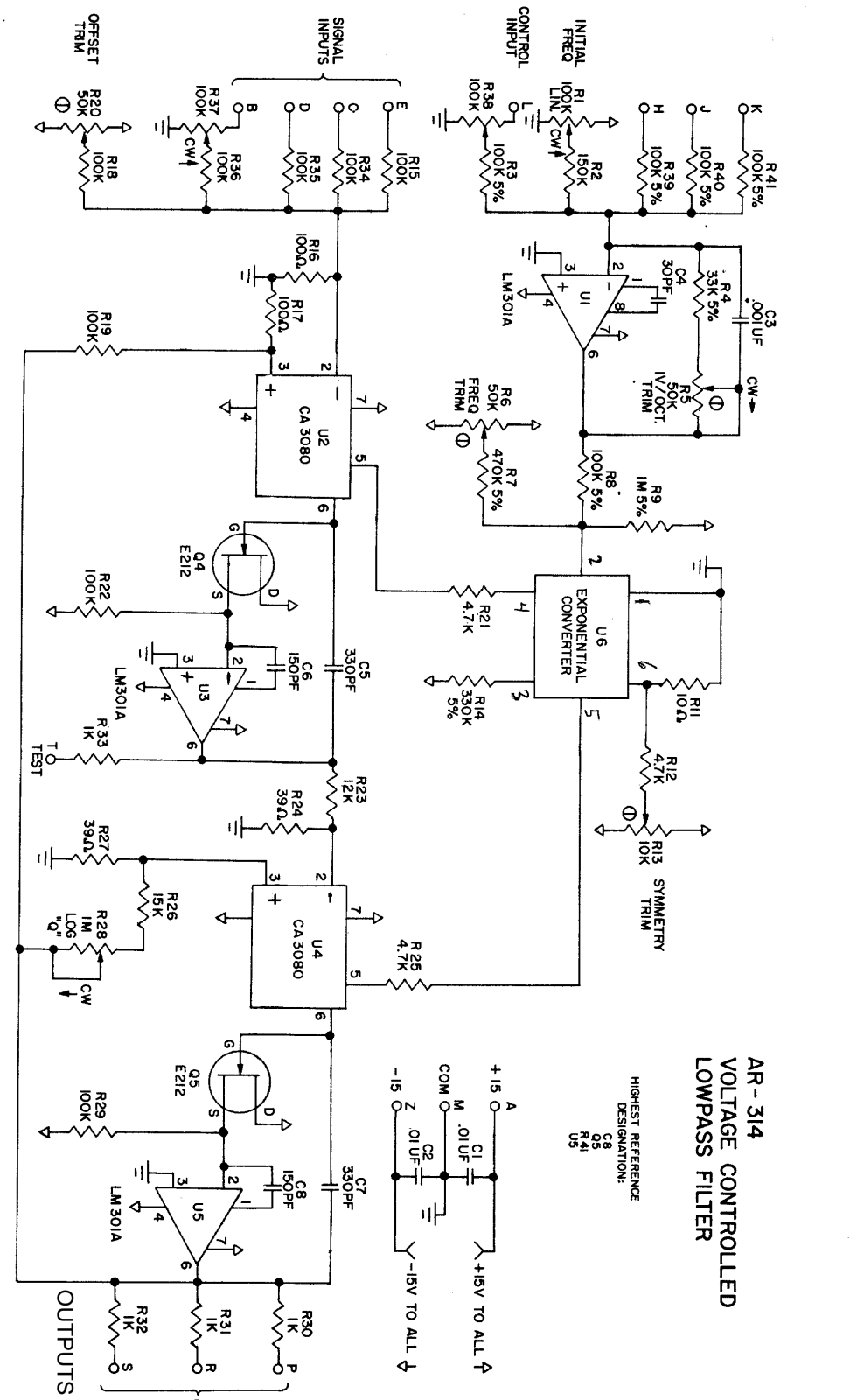 Aries ar314 schematic