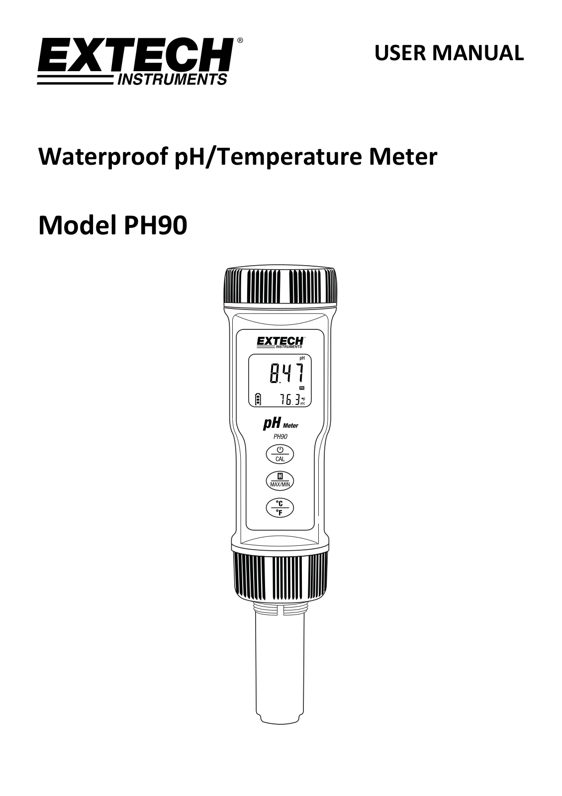 Extech PH90 User guide