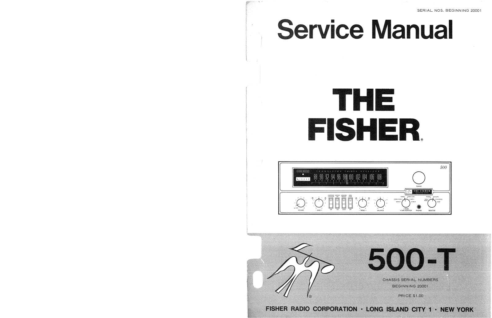 Fisher 500-T Service manual