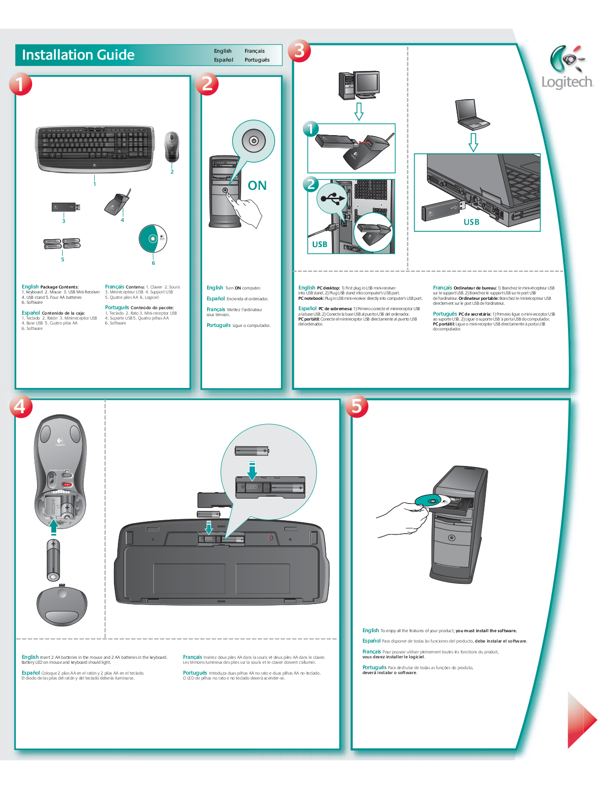 Logitech Far East 212175 Users manual