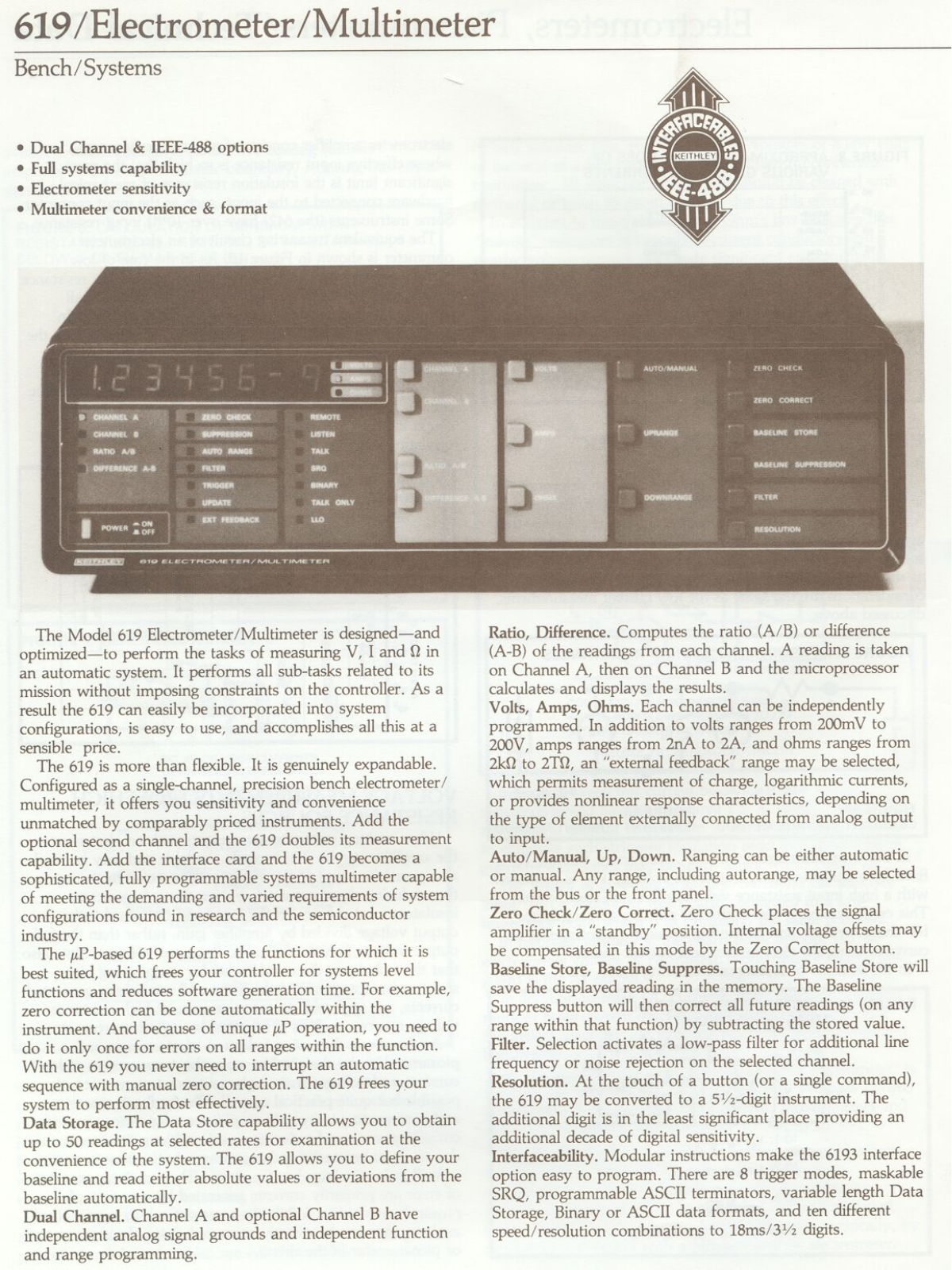 Keithley 619 Datasheet