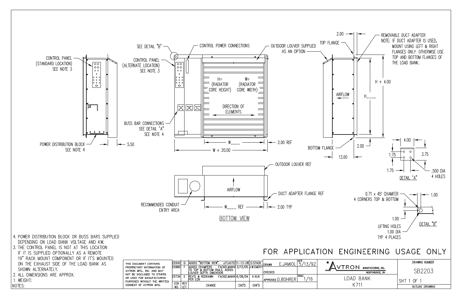 Emerson K711, K711A, K711L Diagrams and Drawings