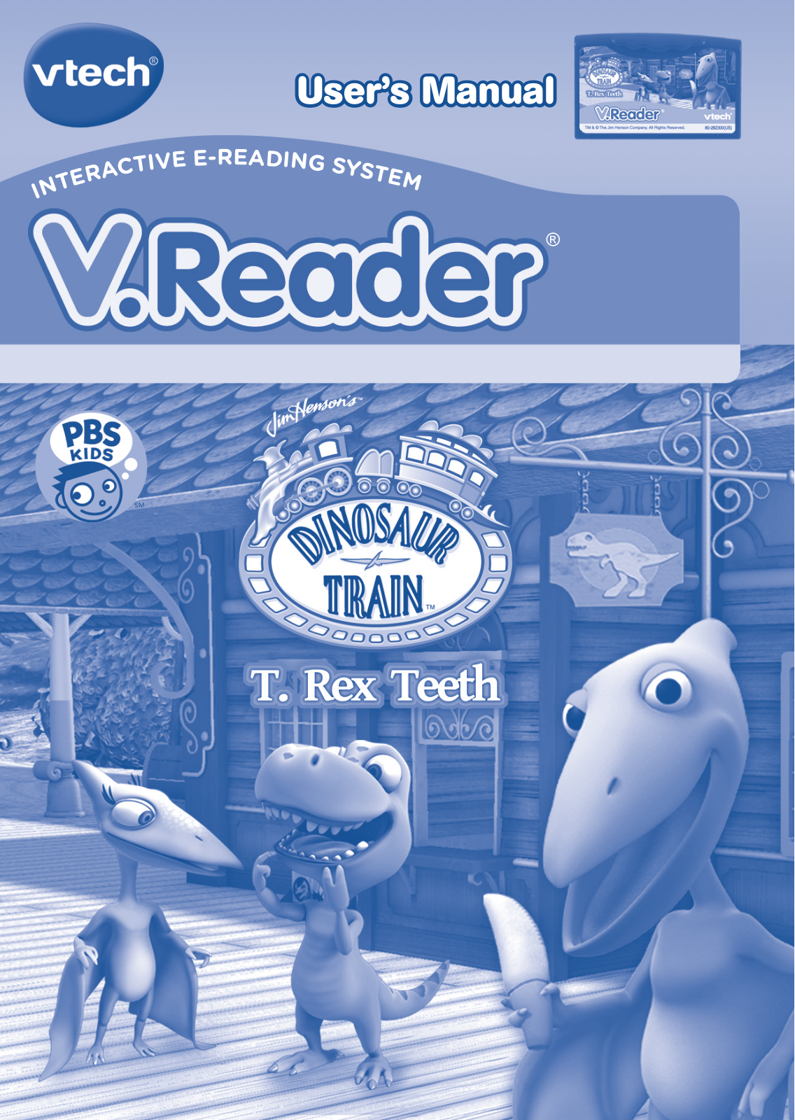 VTech V.Reader Cartridge - Dinosaur Train Owner's Manual