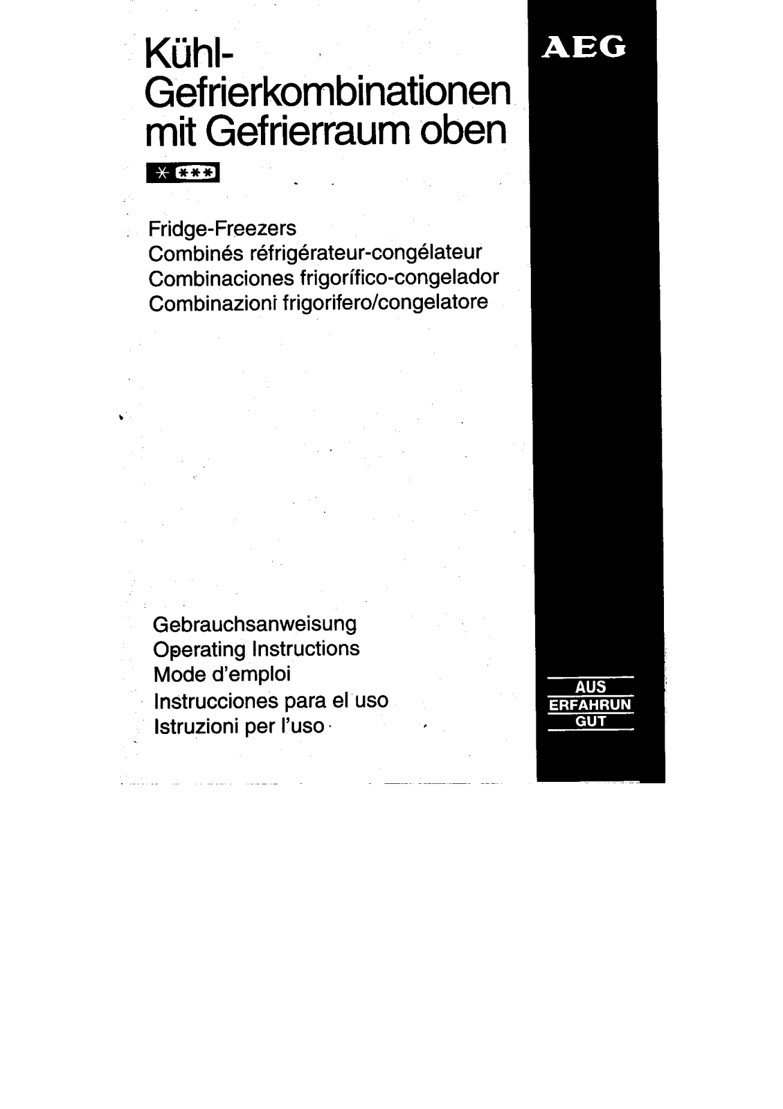 AEG-Electrolux S3152DT, SANTO2752DT, SANTO2452DT User Manual