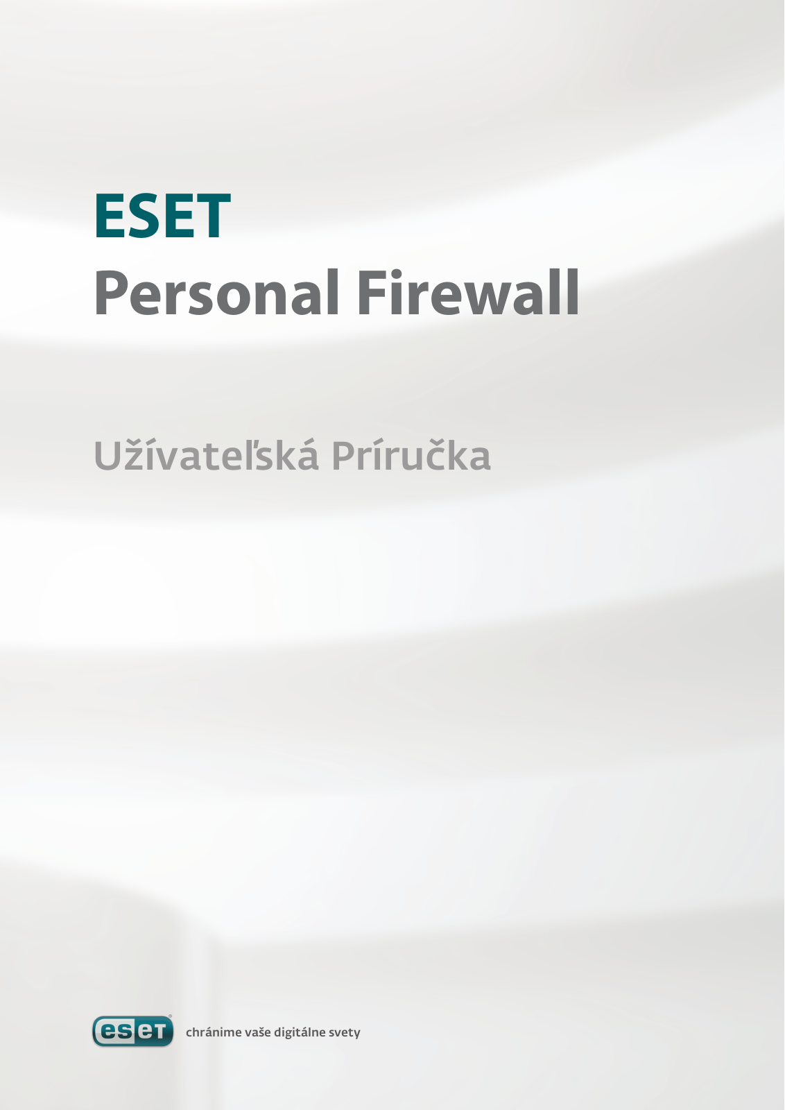 Eset PERSONAL FIREWALL User Manual