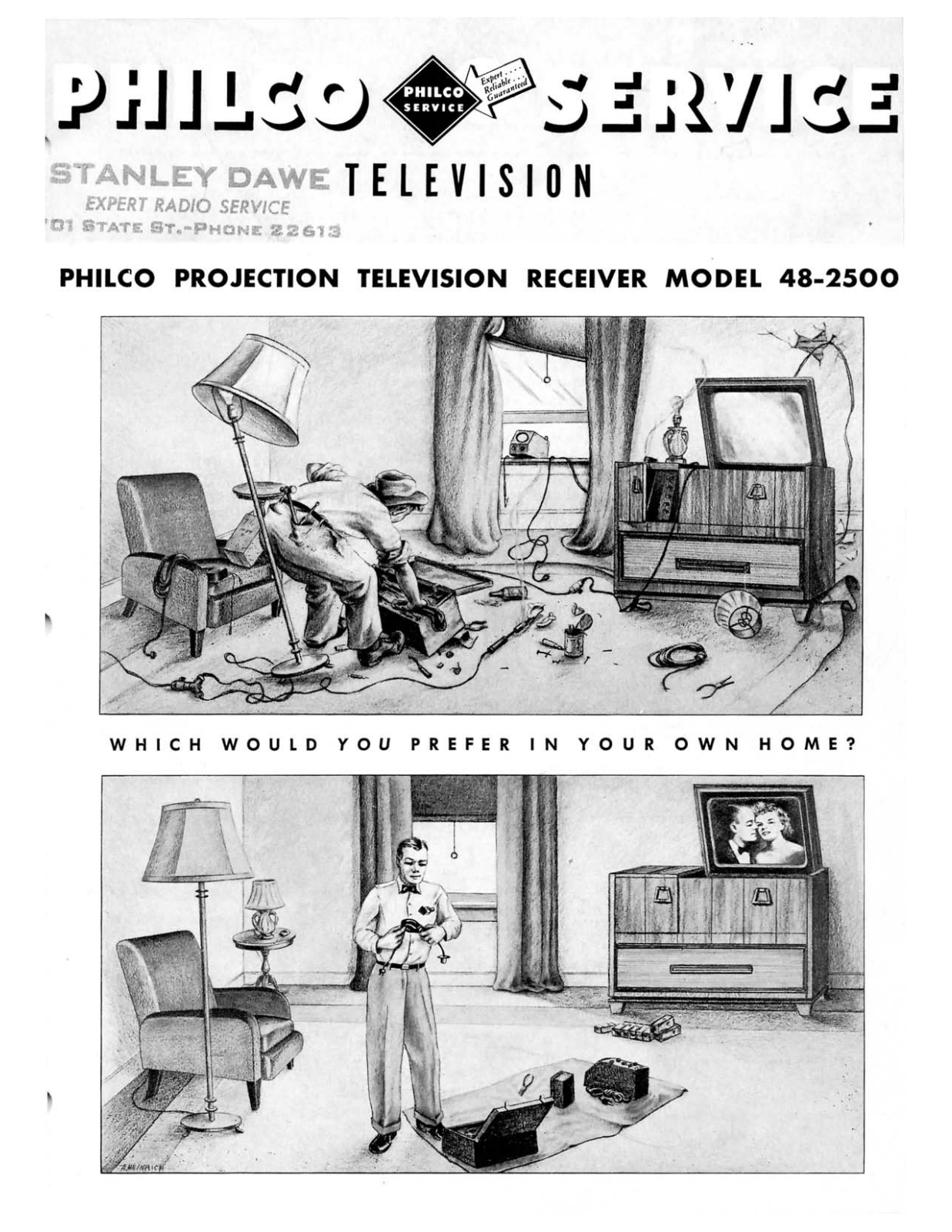 Philco 48 2500 schematic