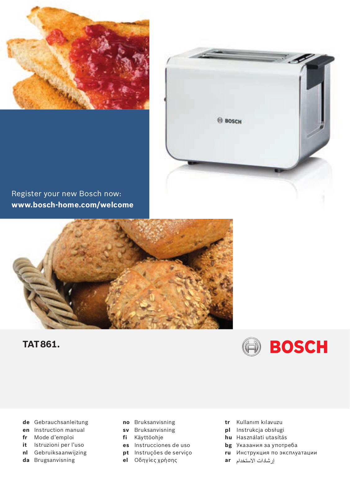 Bosch TAT8611 User Manual