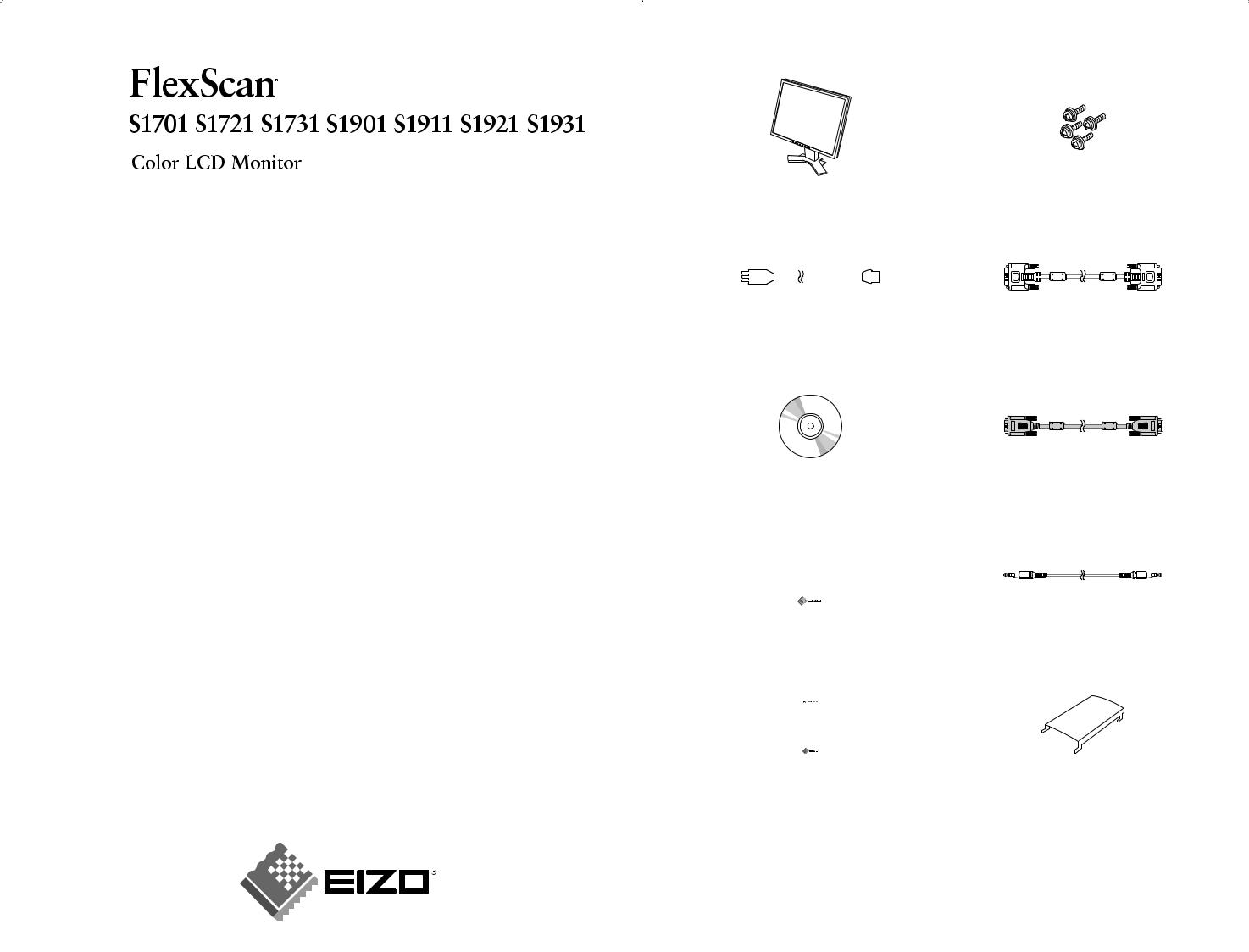 Eizo S1701, s19021, s19031, s19011 User Manual