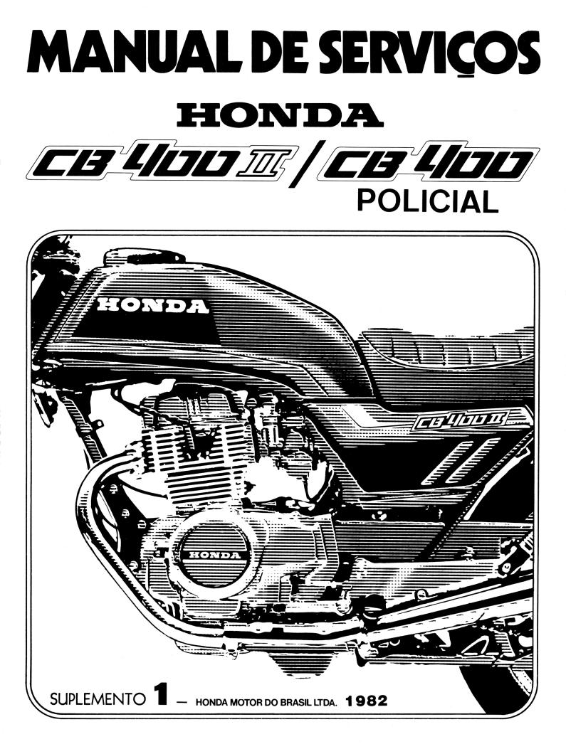 Honda CB 400IISU Service Manual