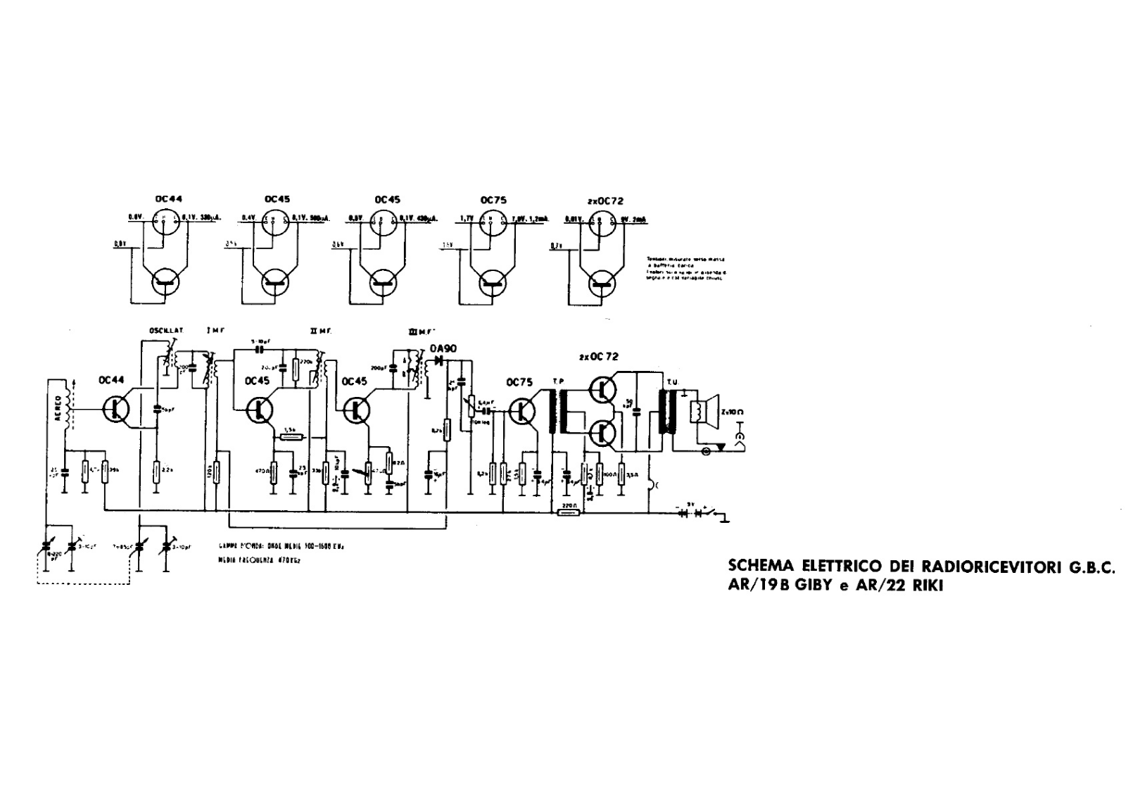 GBC ar 19b, ar 22 schematic