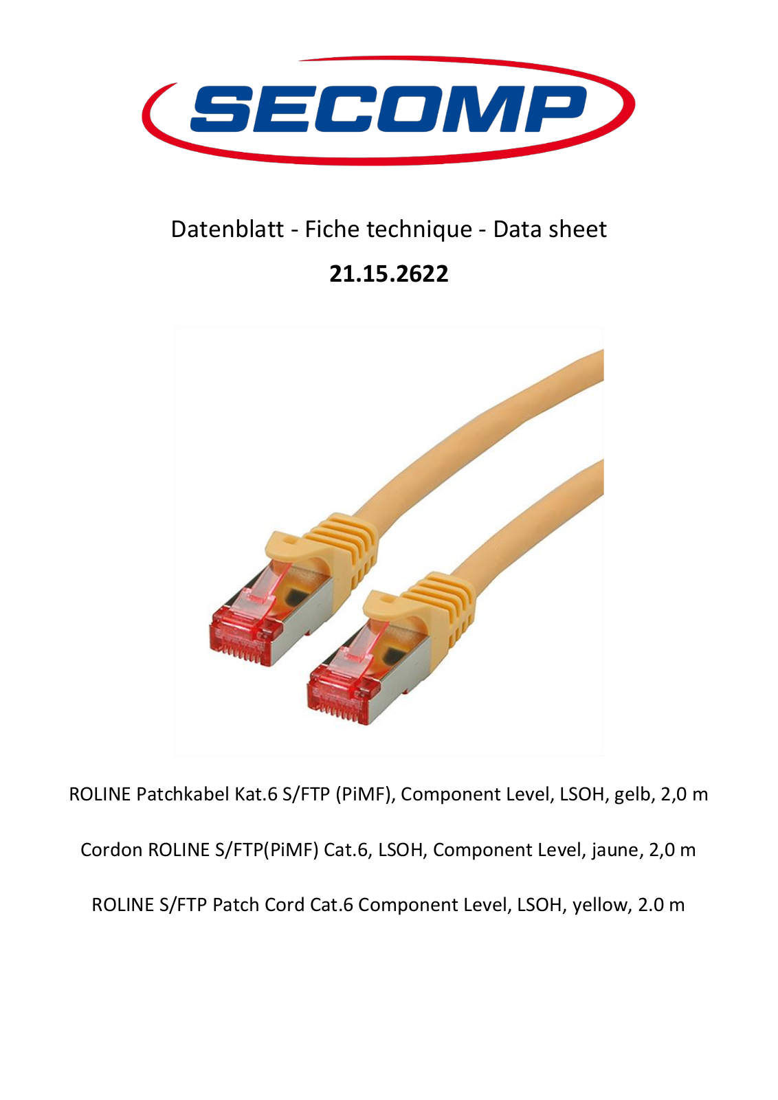 Roline 21.15.2622 User Manual