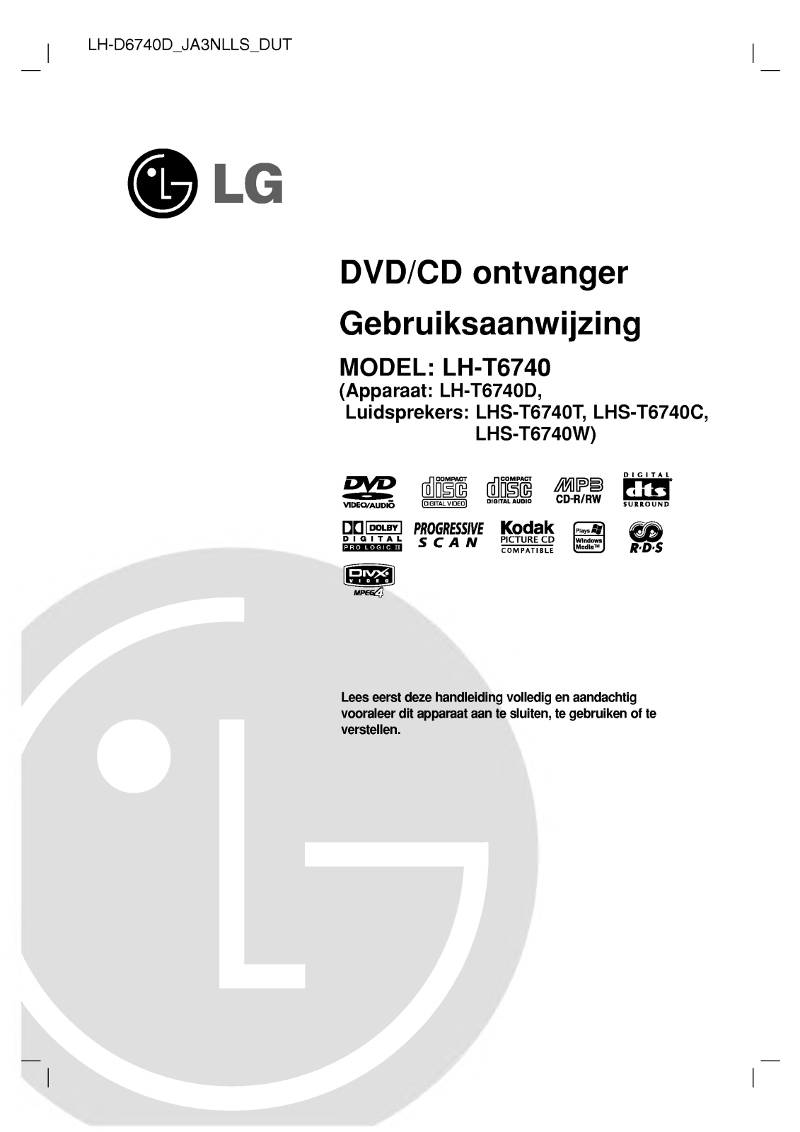 Lg LH-T6740 User Manual