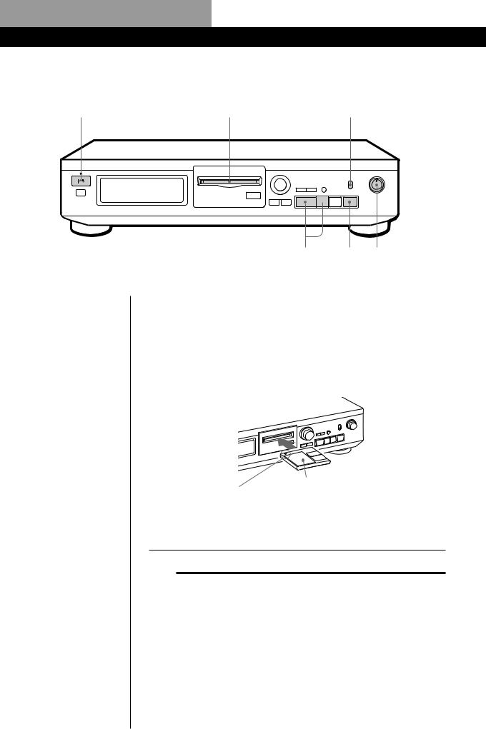 Sony MDS-JE320 User Manual