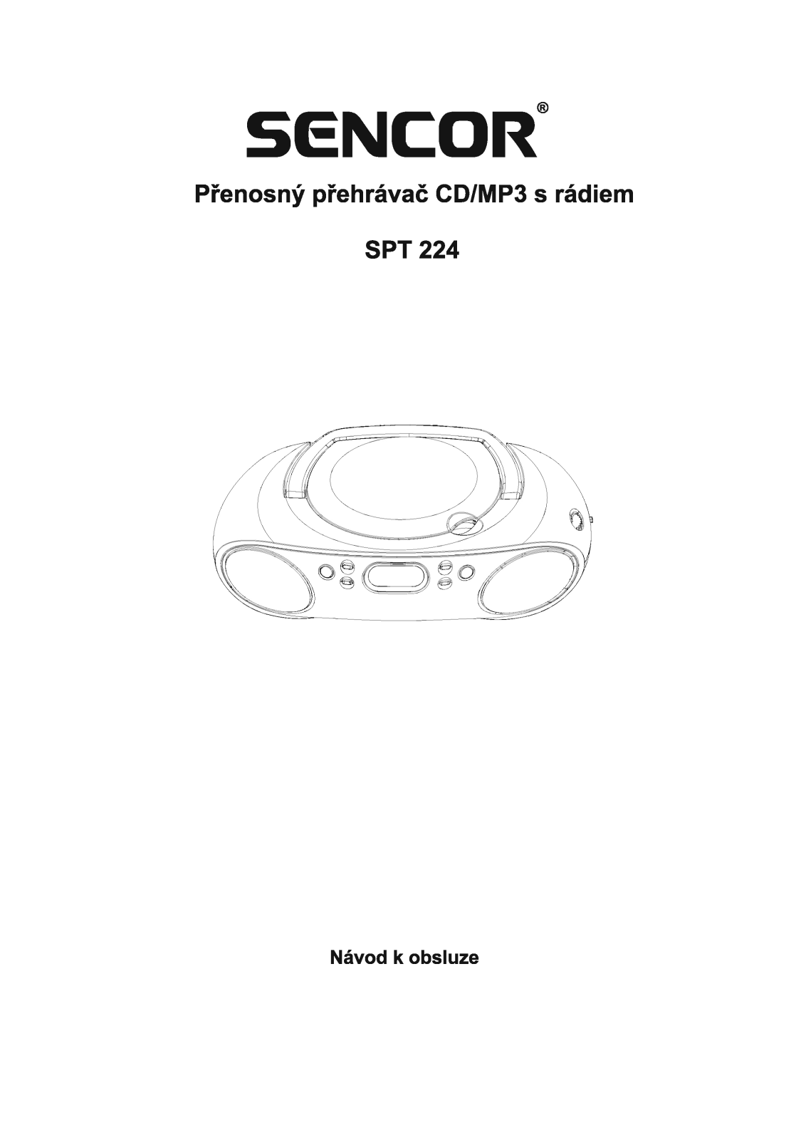 Sencor SPT 224 User Manual