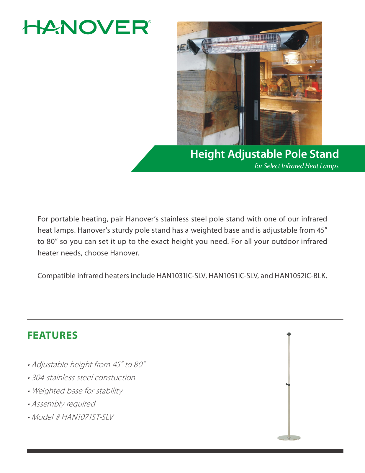 Hanover GMLB1161 Specifications - ManualMachine.com