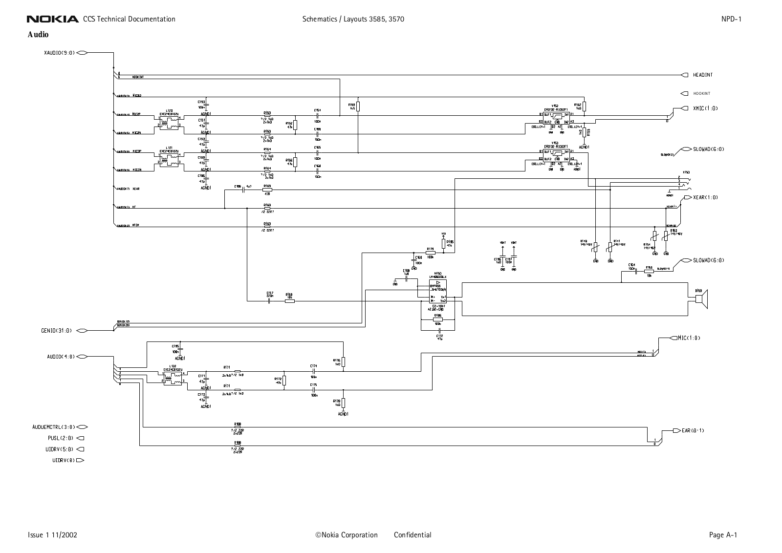 Nokia 3570, NPD-1 Schematic