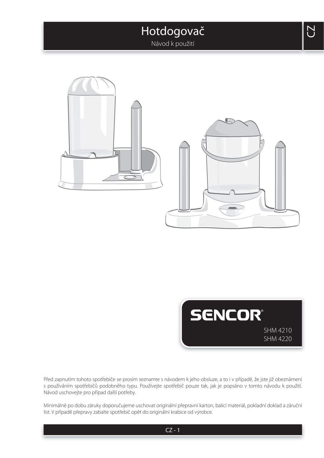 Sencor SHM 4220 User Manual