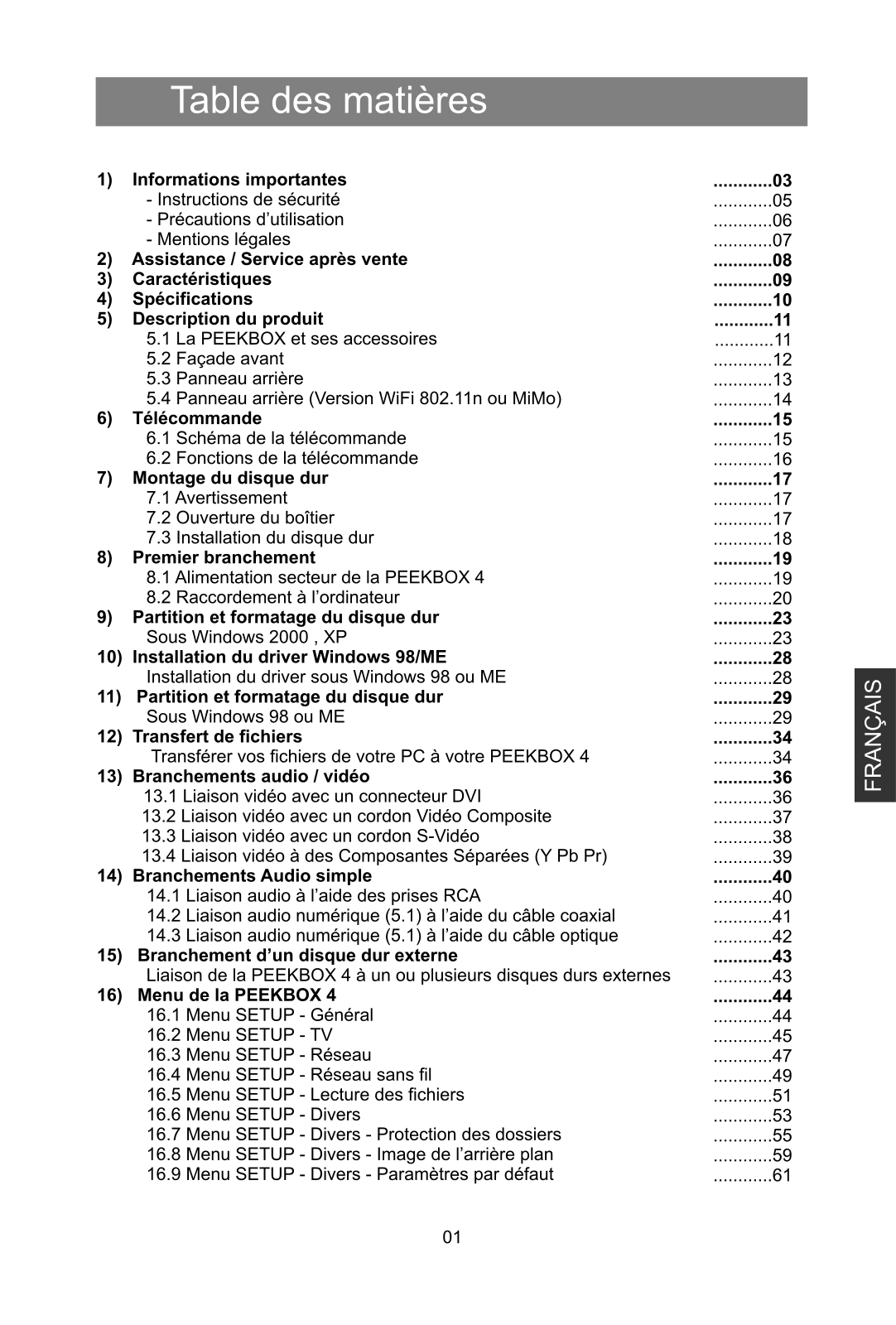 PEEKTON PeekBOX 4 User Manual